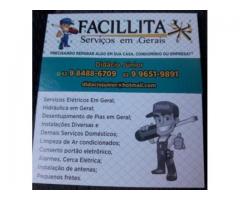 Eletricista, Encanador Hidráulico, Conserto Portão Eletrônico, Alarme e Cerca Elétrica