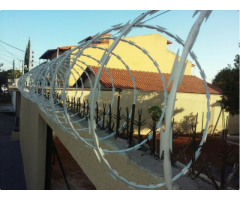 Cerca elétrica manutenção concerto concertina clipada