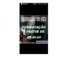 Formatação de computadores e notebooks