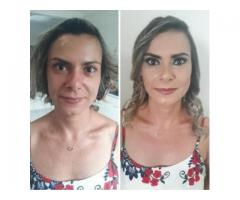 Maquiagem e penteados em domicílio