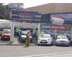 locutor porta de loja, palhaço com locução