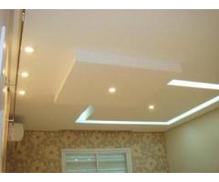 gesso e iluminacao de led direto de fabrica