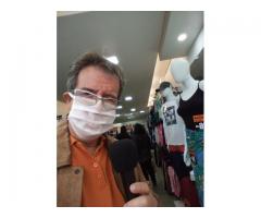 locutor frente de loja, locutor para inauguração