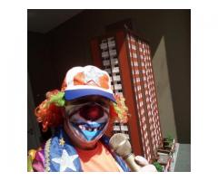 palhaço para lançamento de stand de vendas